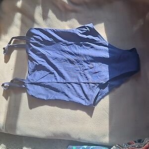 Blue bodysuit